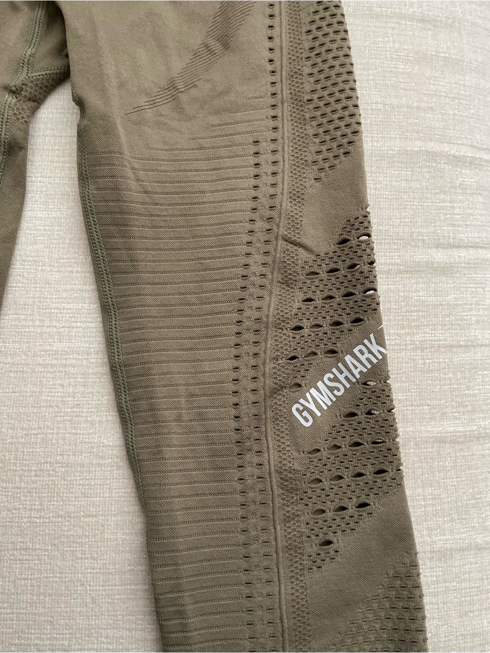 Gymshark Olive Green Seamless Leggings - Picture 3 of 6